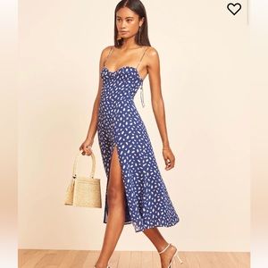 Reformation Juliette Dress Size 2 - Color: Moray